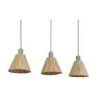 Ledvance LED Pendellampa Decor Rotting Linjär Brun | Passande för 3x E27