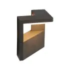 Ansell LED Vägglampa Arco Grafit 11W 643lm - 840 Kallvit | IP54