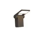 Ansell LED Vägglampa Tempo 90D Lutningsbar Grafit 10W 685lm - 830 Varm Vit | IP54