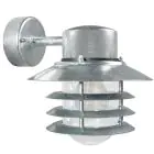 Nordlux Vejers Vägglampa Galvaniserat Stål och Glas Grå | IP54 - Passande för E27