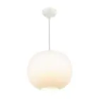 DFTP by Nordlux Navone 20 Pendellampa Glas och Metall Vit | Passande för E27