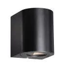 Nordlux Canto 2 Vägglampa Aluminium Svart Up & Down 10.6W 500lm - 830 Varm Vit