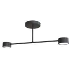 Emibig Taklampa Halo Stål Svart | Passande för 2x GX53 - Max 8W