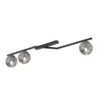 Emibig Taklampa Naton Stål Svart | Passande för 3x E14 - Max 10W