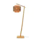Good&Mojo Golvlampa Bhutan Bambu Svart S | Passande för 1x E27 