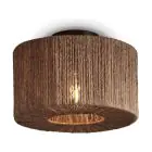 Good&Mojo Taklampa Iguazu Jute Brun | Passande för 1x E27 