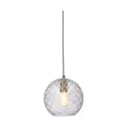 It's about RoMi Pendellampa Venice Glas Transparent | Passande för 1x E27 