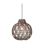 Good&Mojo Pendellampa Mendoza Bambu Burgundy S | Passande för 1x E27 