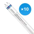 Flerpack 10x Philips LED Rör T8 MASTER (HF) High Output 8W 1000lm - 830 Varm Vit | 60cm - Ersättare 18W