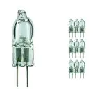 Flerpack 10x Philips Microprojection Halogen G4 Lampa Focusline 30 W 