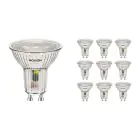 Flerpack 10x Noxion LED Spot GU10 PAR16 4.8W 450lm 36D - 827 Extra Varm Vit | Ersättare 65W