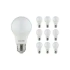 Flerpack 10x Noxion Lucent Classic LED E27 Päron Matt 8W 806lm - 827 Extra Varm Vit | Ersättare 60W
