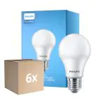 Flerpack 6x Philips Corepro LED Lampa E27 Päron Matt 10W 1055lm - 840 Kallvit | Ersättare 75W