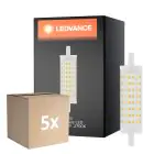 Flerpack 5x Ledvance Performance LED R7s Dubbel Ended 118mm Klar 15W 2000lm - 827 Extra Varm Vit | Ersättare 125W