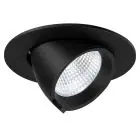 Noxion LED Spot Forza V2 Aluminium Svart 28W 3300lm 36D - 930-940-957 CCT | 160mm - Utskärning   145mm - Bästa Färgåtergivning