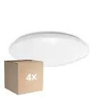 Flerpack 4x Noxion LED Plafond Corido V2 Vit 12/16/20W 2000lm 830-840-865 CCT | IP44 - Rörelse- och Ljussensor