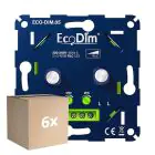 Flerpack 6x EcoDim.05 LED Dimmer DUO 0-100W (RLC)