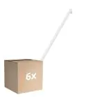 Flerpack 6x Osram LEDinestra HD Lighting S14s 9.9W 1055lm - 927 Extra Varm Vit | Bästa Färgåtergivning - Dimbar - Ersättare 75W