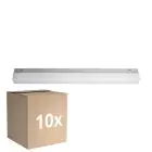 Flerpack 10x Ledvance LED Allmänbruksarmatur Fyrkant 14W 1250lm - 930-940 CCT | 60cm - Bästa Färgåtergivning