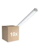 Flerpack 10x Philips LED Allmänbruksarmatur Vattentät WT060C 28W 3400lm - 840 Kallvit | 150cm - 1x Kabelgenomföring
