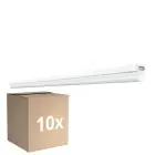 Flerpack 10x Ledvance LED Allmänbruksarmatur Linear Kompakt 20W 2000lm - 840 Kallvit | 120cm