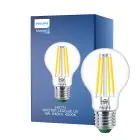 Philips MASTER LED Lampa Ultra Efficient E27 Päron Klar 4W 840lm - 840 Kallvit | Ersättare 60W