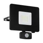 Eglo Vägglampa Faedo 3 Aluminium Svart 31W 3400lm - 850 Kallvit | IP44 - Rörelsesensor