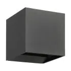 Eglo Vägglampa Calpi 3 Aluminium Antracit Up & Down 2.8W 420lm - 830 Varm Vit | IP54