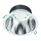 Philips LED Downlight Coreline DN142B Aluminium Vit 19.2W 2300lm 60D - 830 Varm Vit | Utskärning   200mm - IP20 - UGR