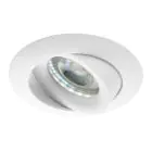 Noxion Infälld Spot Flox MR16 Lutningsbar Vit | Utskärning   70mm - GU10 Sockel
