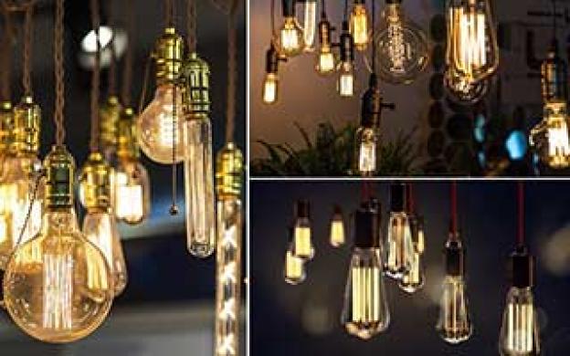 LED-belysning med retrolampor och vintagelampor 